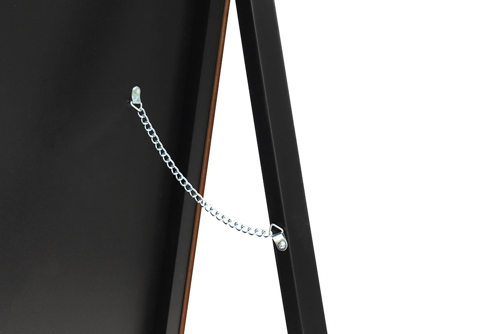 Nordischer Standspiegel PORTRAIT 165cm braun in Walnussholz-Design