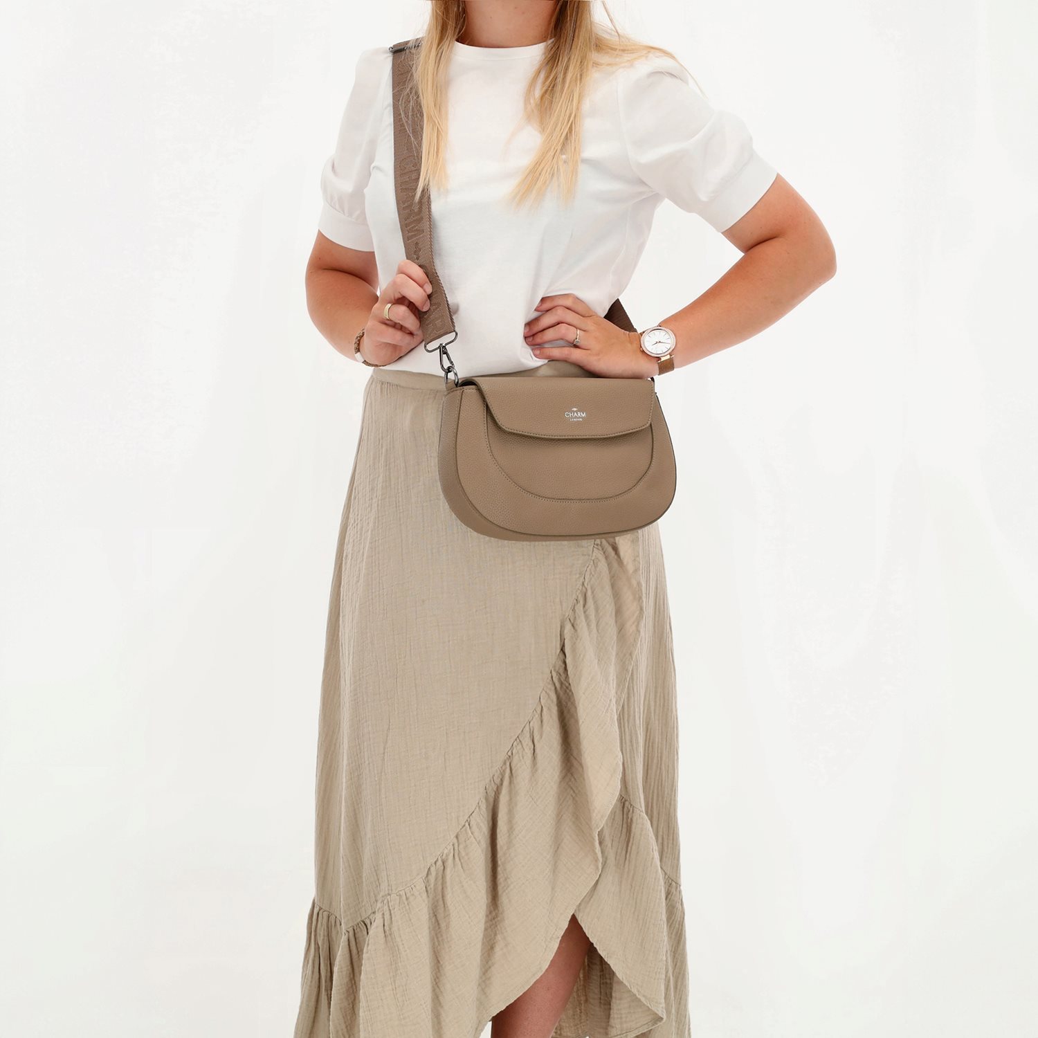 Charm London Montmartre Shoulderbag taupe