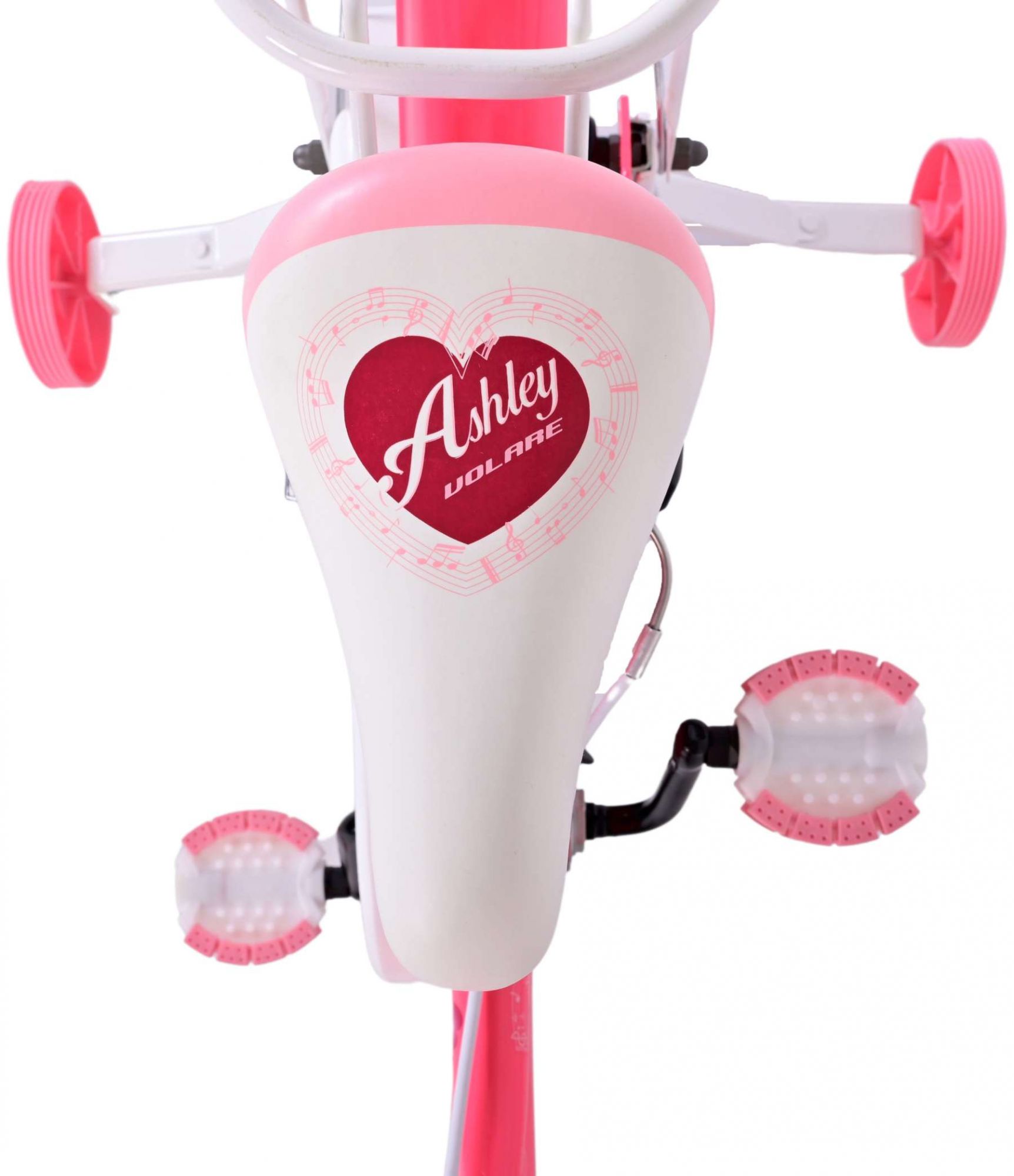 TPFSports Ashley Kinderfahrrad - Mädchen - 18 Zoll - Rücktritt + Handbremse - Rosa/Rot