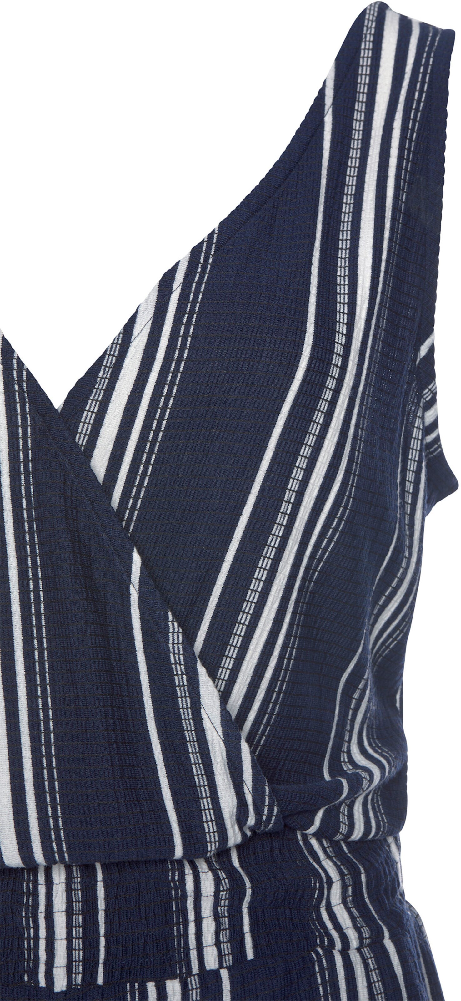 LASCANA Culotte-Overall in marine-weiß-gestreift