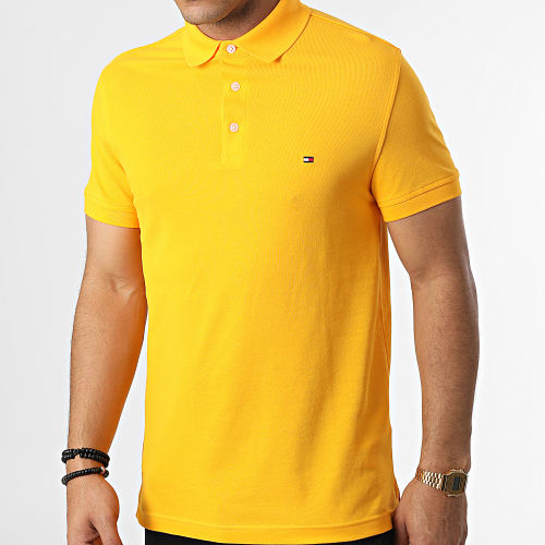 Polo Manches Courtes Slim 7771 Jaune