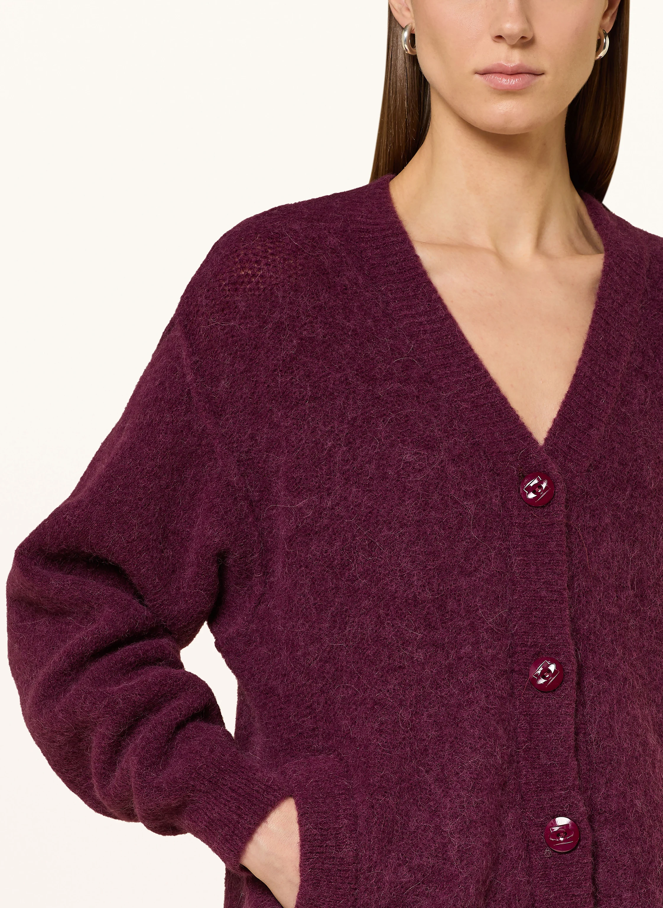 miss goodlife Strickjacke mit Alpaka