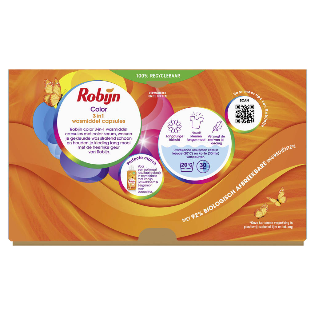 3-in-1 wascapsules Color - 3 x 40 wasbeurten - 120 wasbeurten