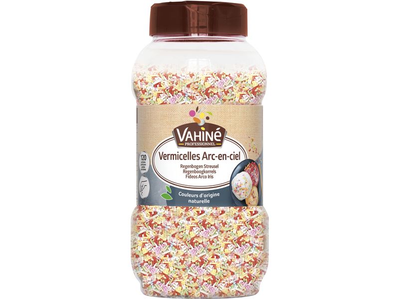 Vahiné Zuckerdekore Streusel Regenbogen 700 g Zuckerstreusel