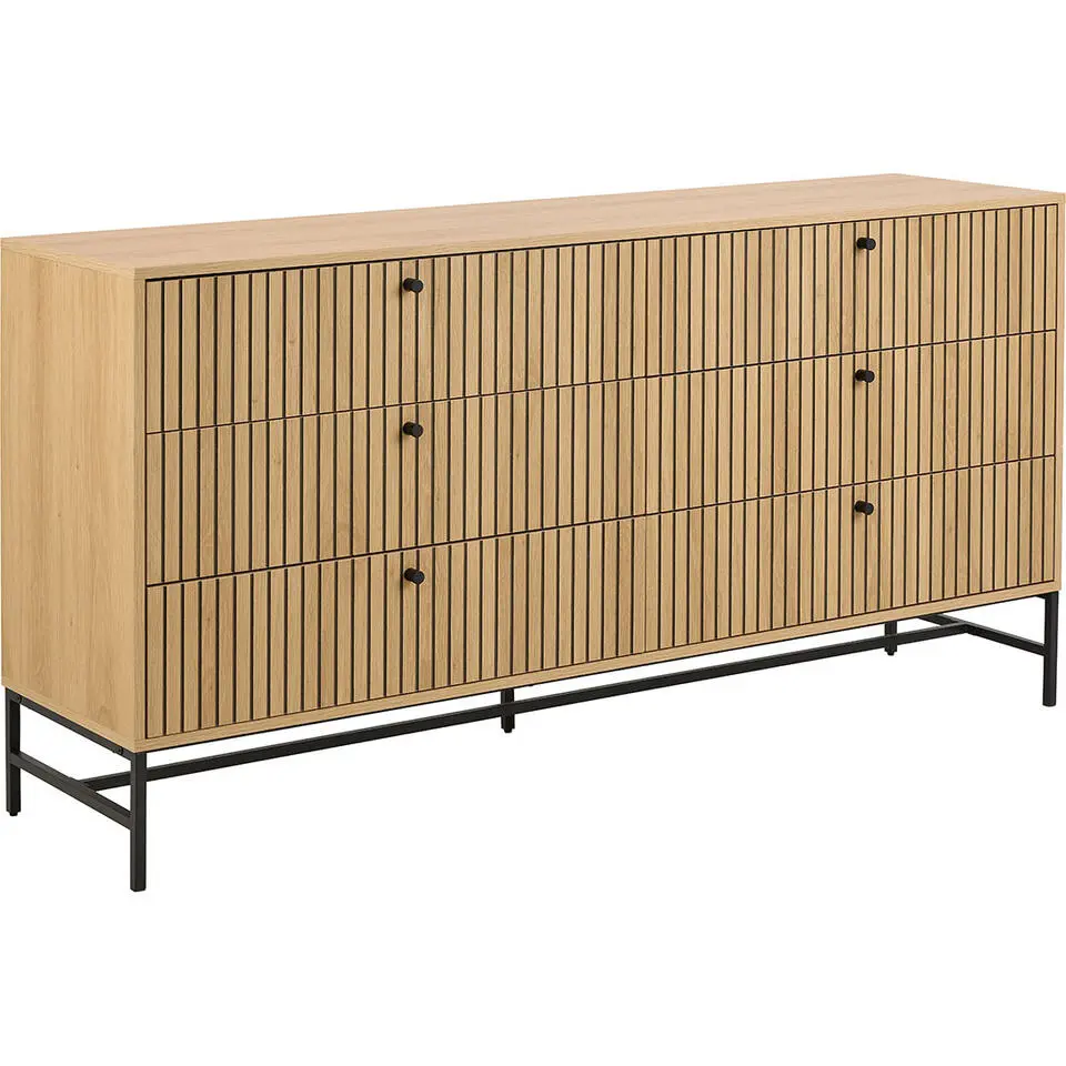 Hioshop Dylan kommode 6 lades natuur