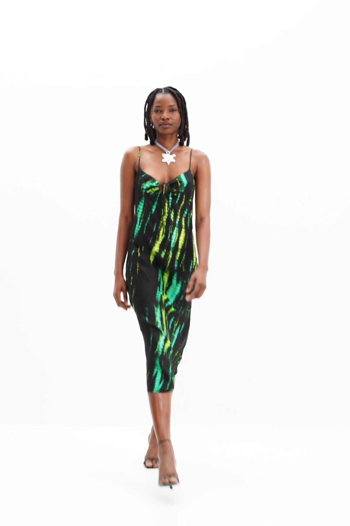 Robe midi tie and dye