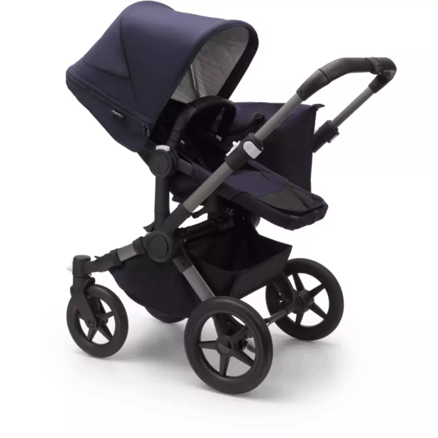 bugaboo Geschwisterwagen Donkey 5 Duo Complete GraphiteDark Navy