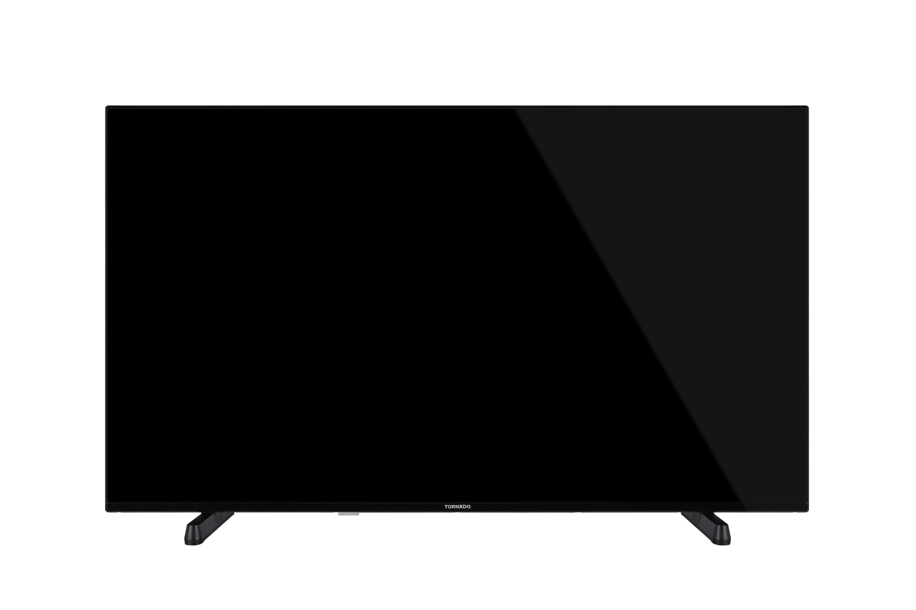 Tornado LINUX Smart TV 50 Zoll 4K Ultra HD, Rahmenlos, mit integriertem Receiver