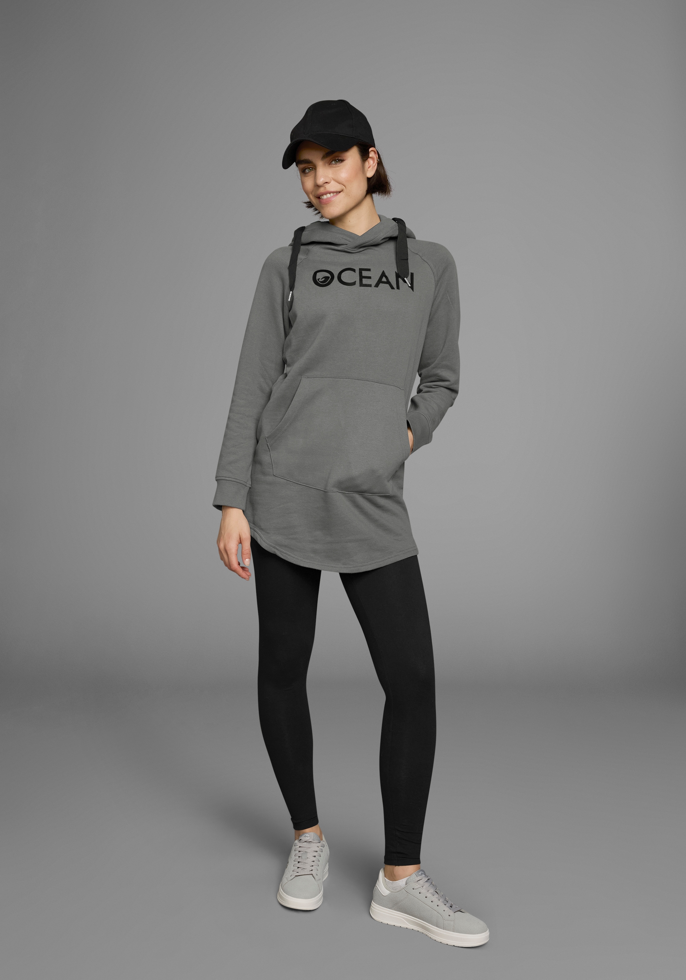 Ocean Sportswear Jogginganzug »Essentials Joggingsuit«, 2 Stk. Extralanges Kapuzensweatshirt & Leggings im 2‑teiligen Set
