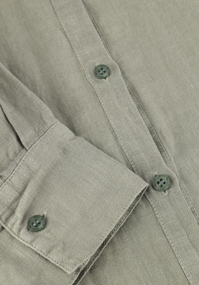 groene mos mosh mini jurk mmrielle linen dress