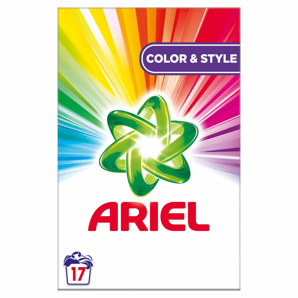 6x Ariel Waspoeder Kleur En Stijl 17 Wasbeurten1,11 kg