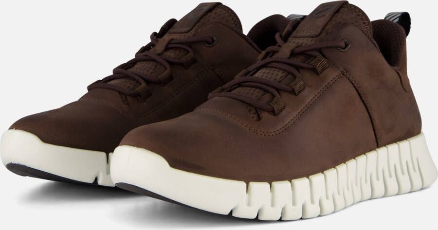 Ecco Gruuv M nubuck sneakers bruin