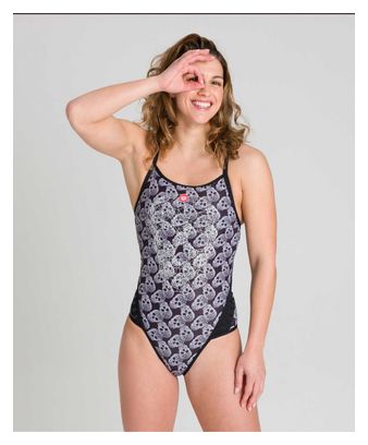 Maillot de bain Une-pièce Arena Crazy Pop Skulls