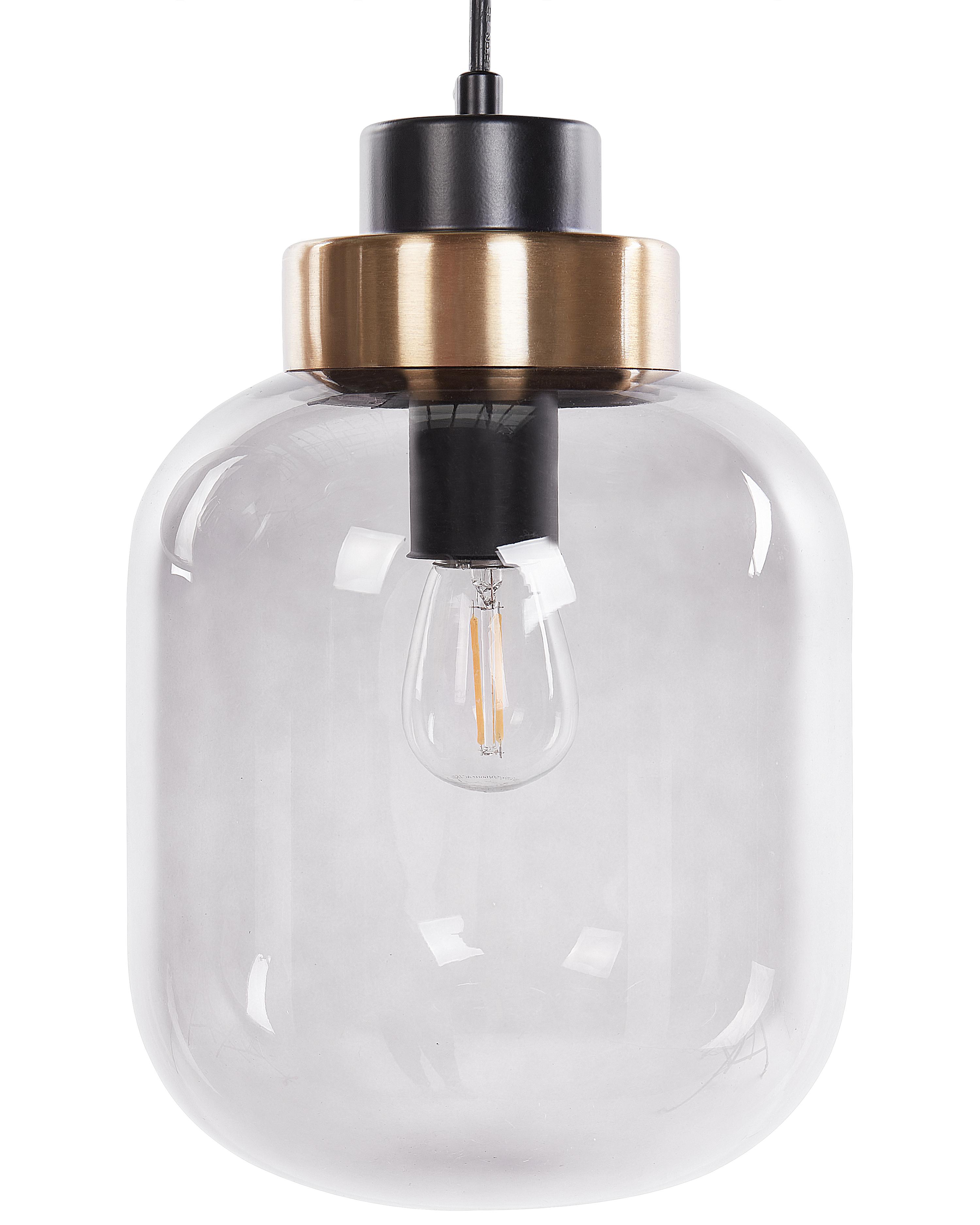Hanglamp ZAYANDE Glas Lichtgrijs