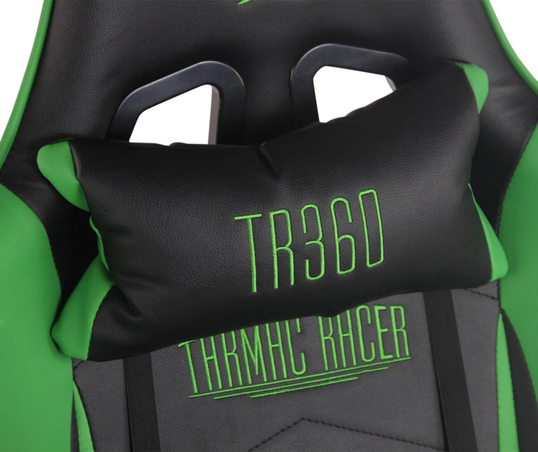 TPFLiving Racing Bürostuhl Turbine mit Fußablage Schwarz/Blau