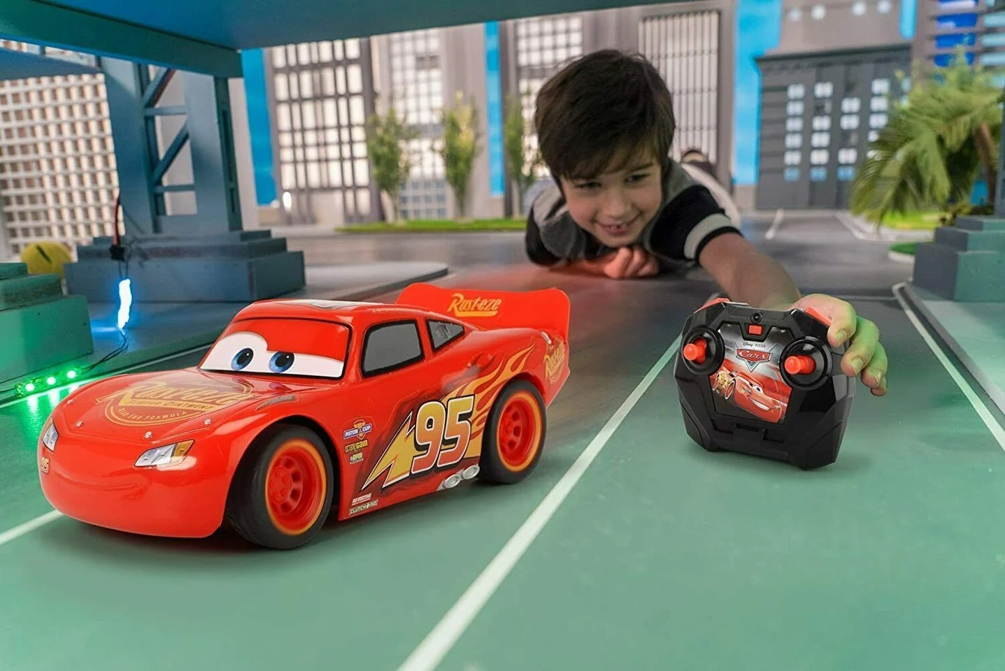 Jada - Biler 3 - RC Lightning McQueen Turbo Racer