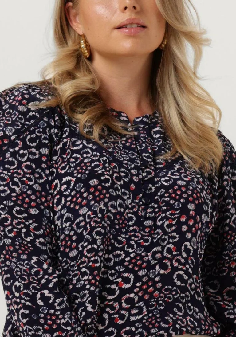 MOLIIN blauwe moliin blouse julia