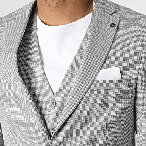 Costume 3 Pièces Gris