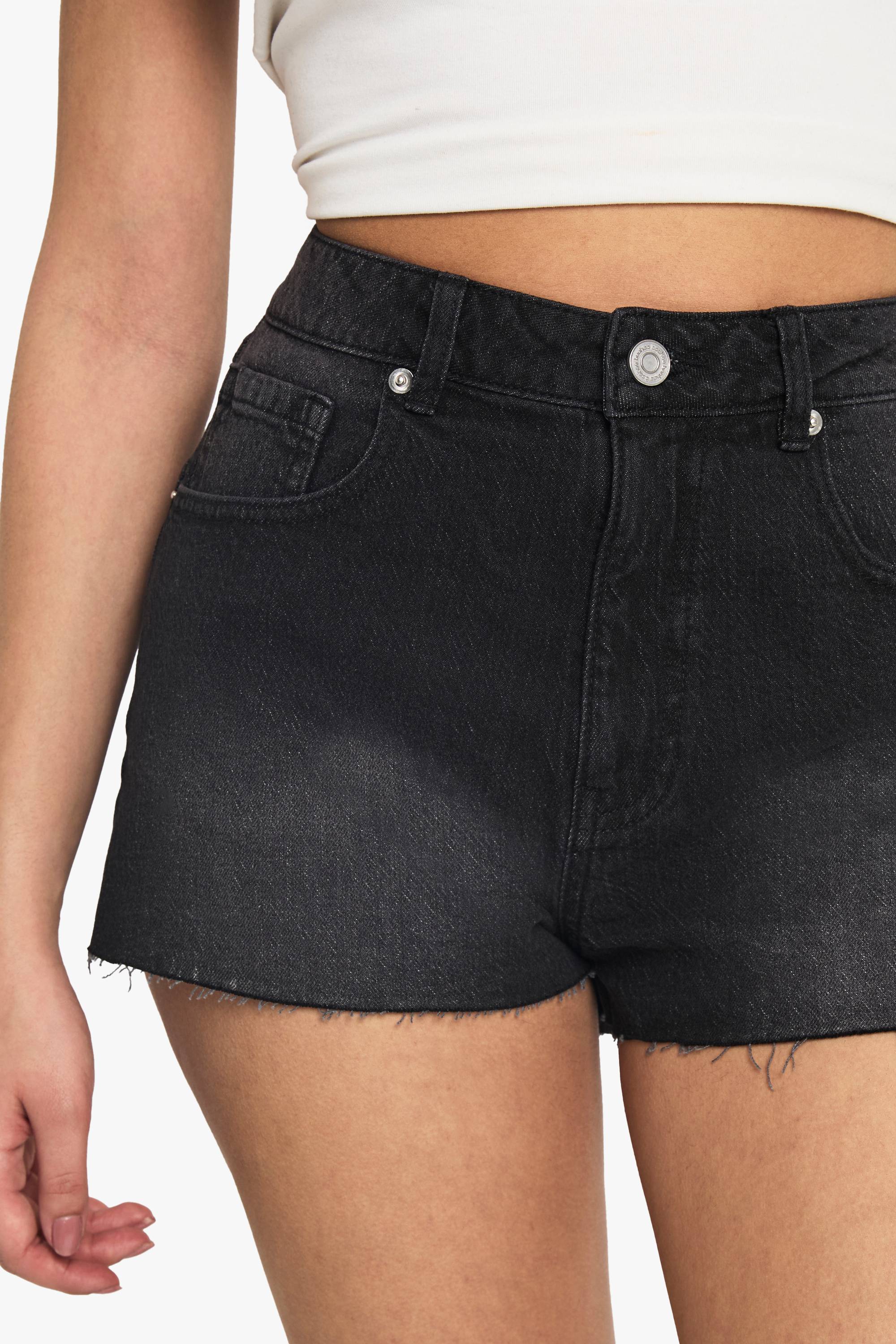 boohoo Short mini en denim