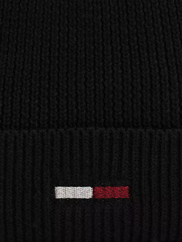 TOMMY JEANS Mütze - Haube schwarz