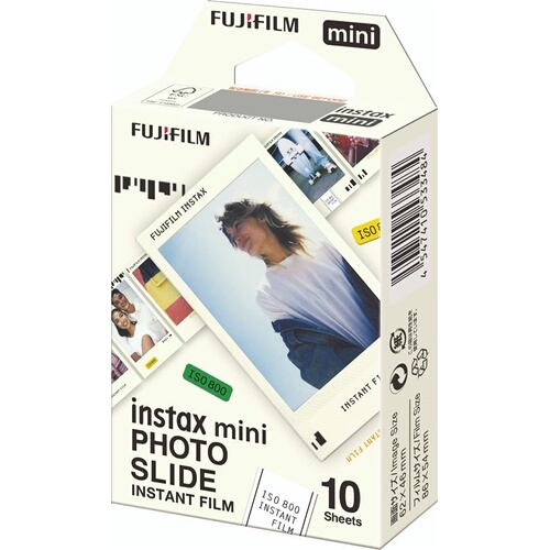 Papier photo instantané Fujifilm FILM INSTAX Mini Photo slide 10 vues