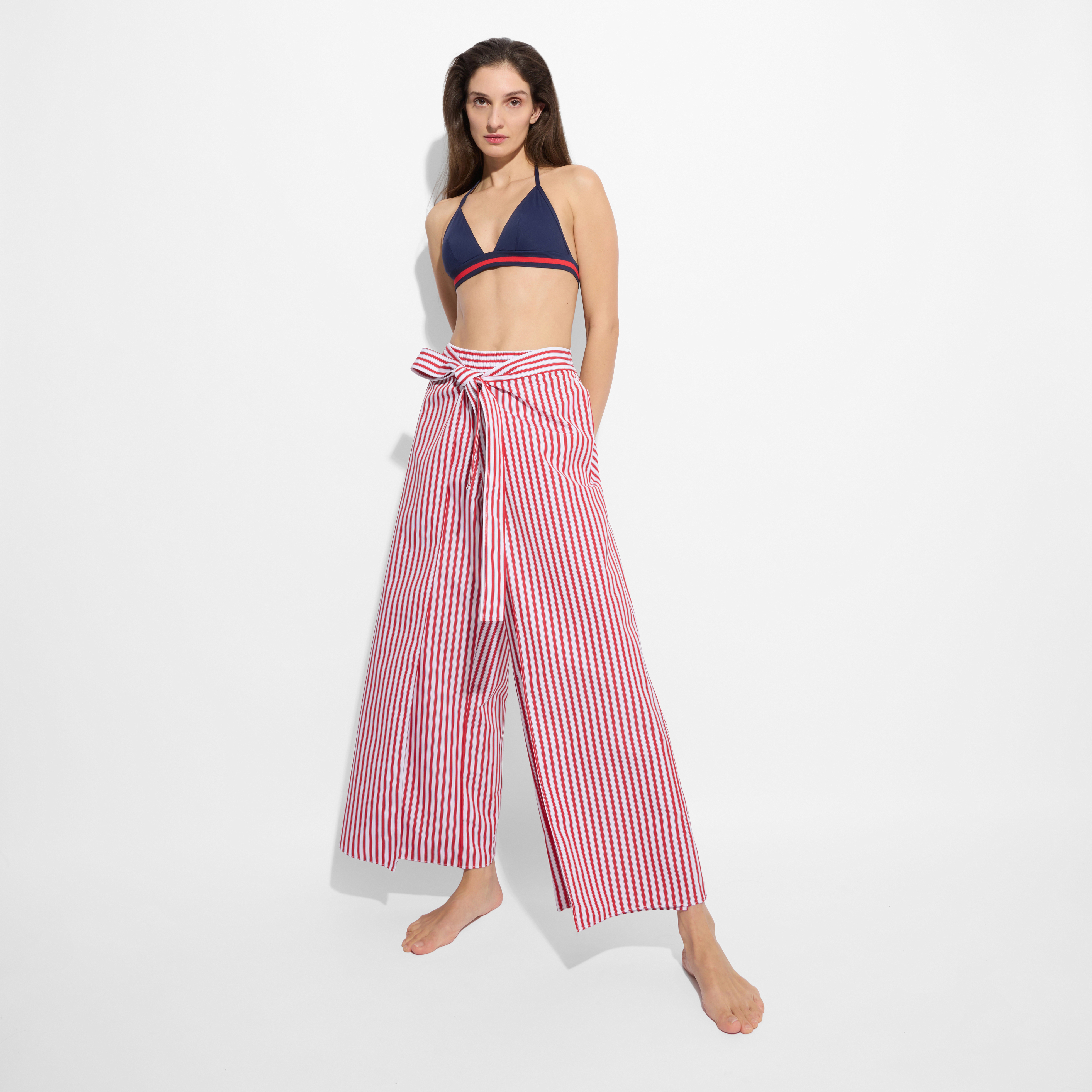 Pantalon en Coton Femme Uni - Vilebrequin x Ines de la Fressange