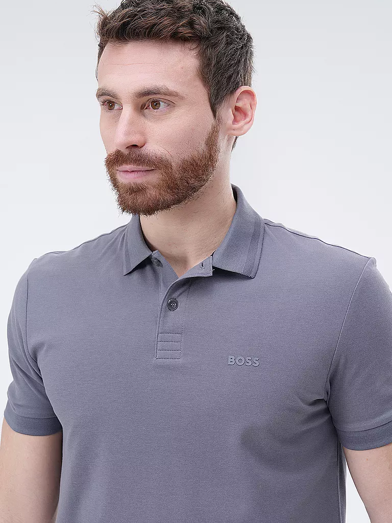 BOSS Poloshirt PIO grau