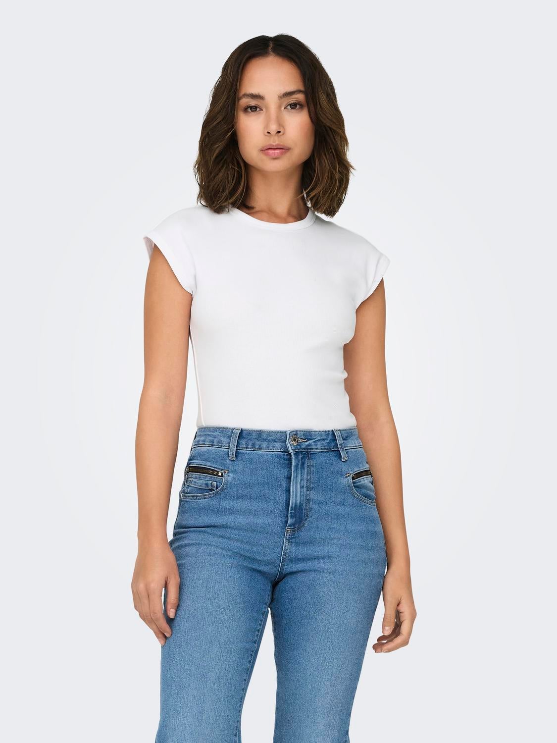 ONLEASY Top Bright White