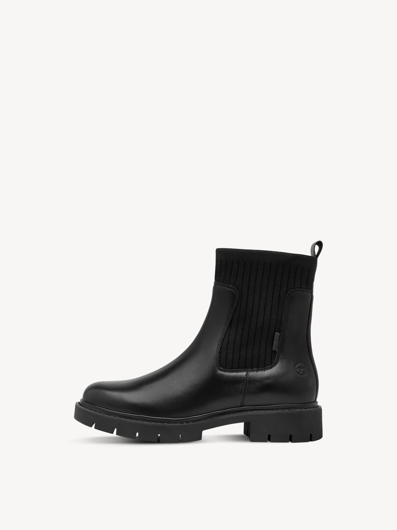 Chelseaboot - zwart warme voering