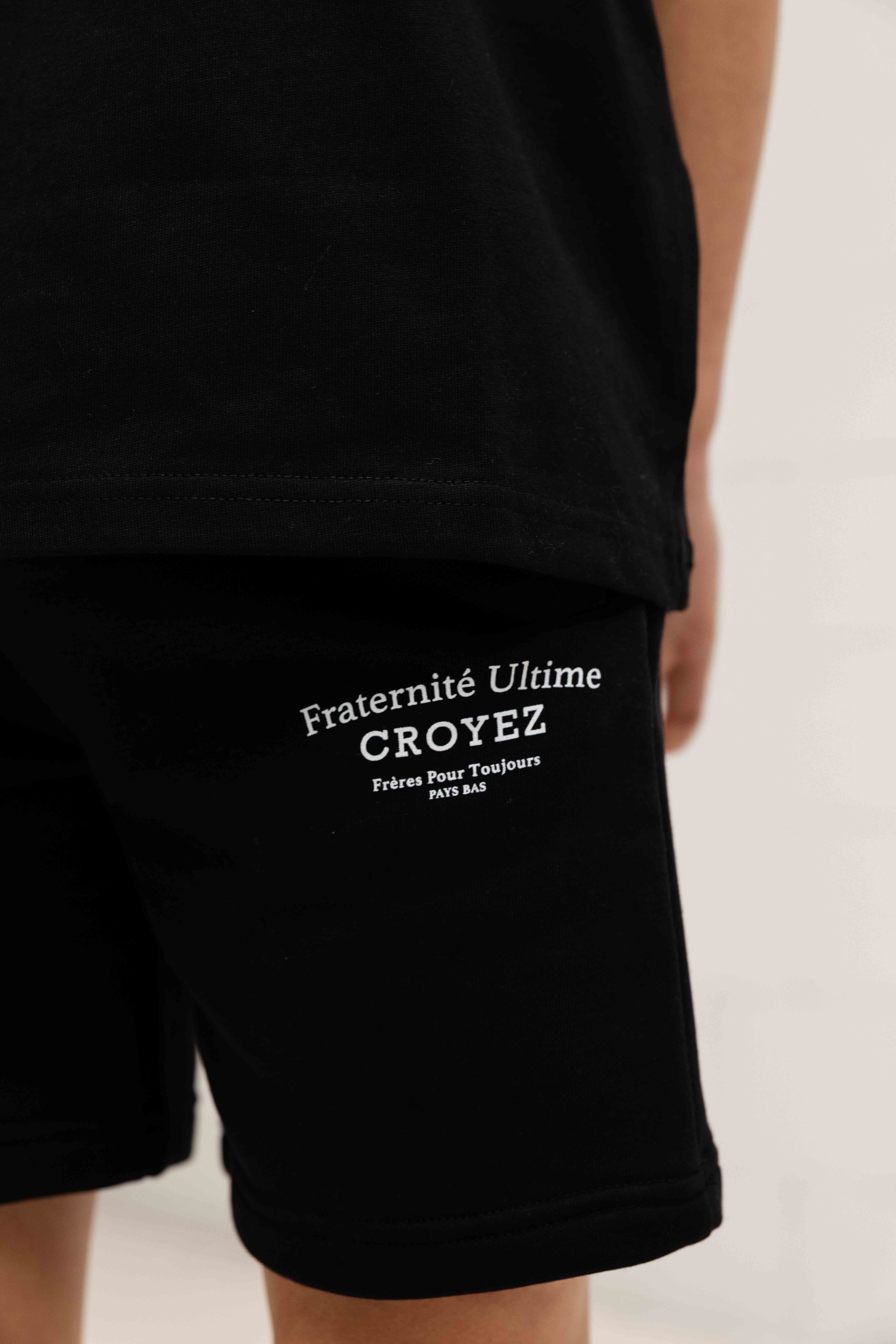 Croyez Mini Fraternité T-Shirt Kids Zwart