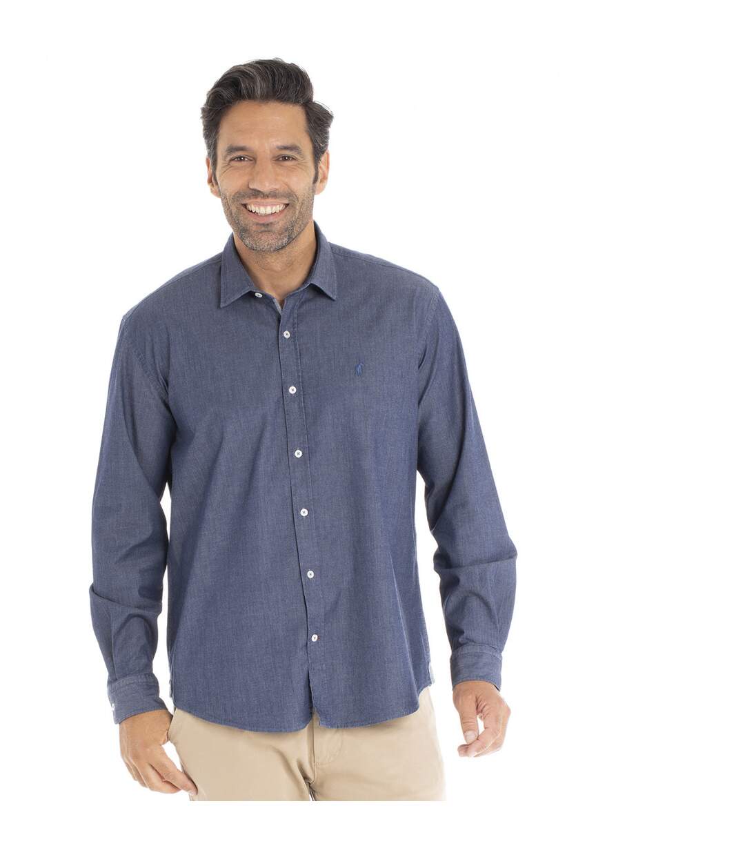 Chemise manches longues col boutonné coton CLARK