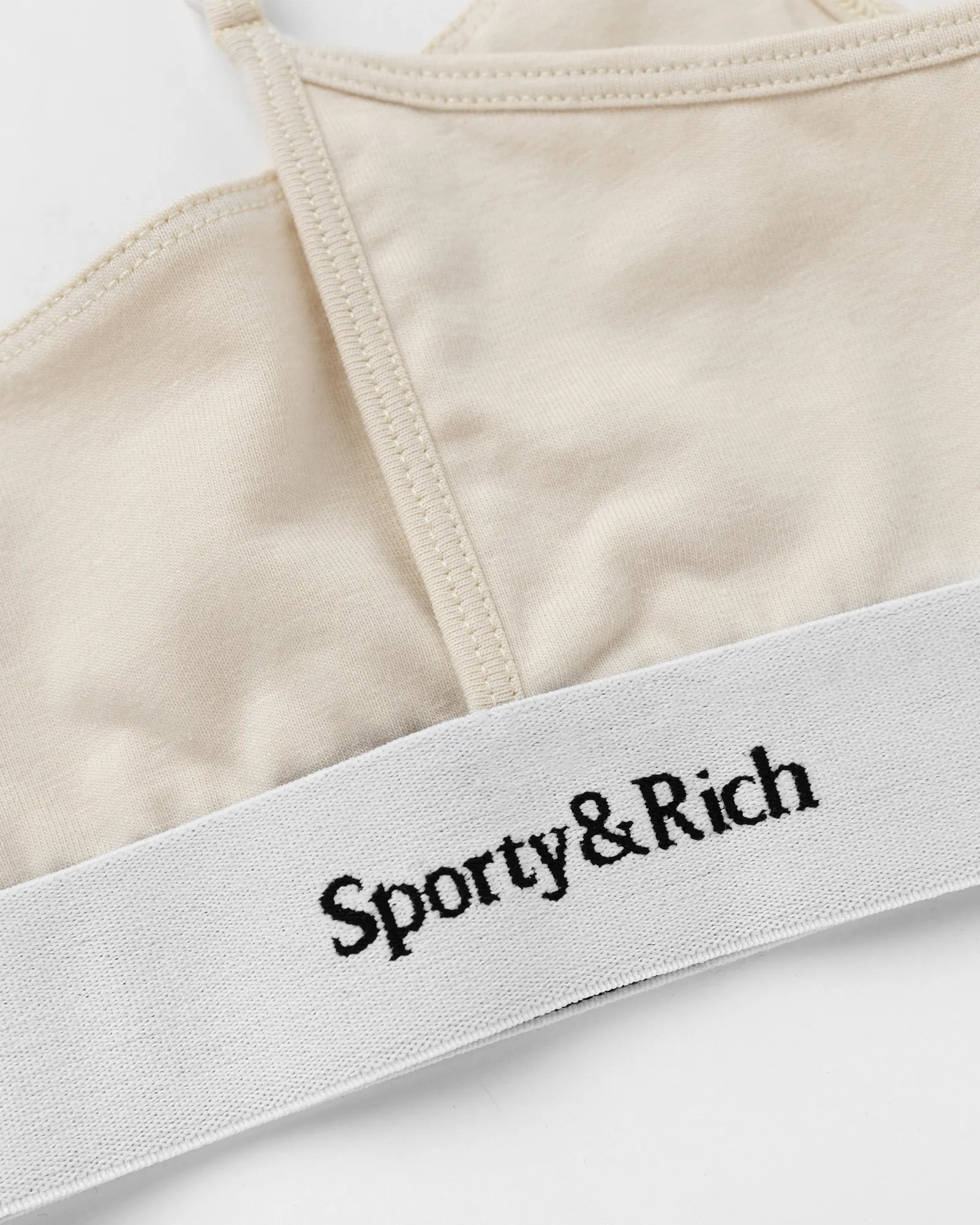 Sporty & Rich Serif Logo Bralette