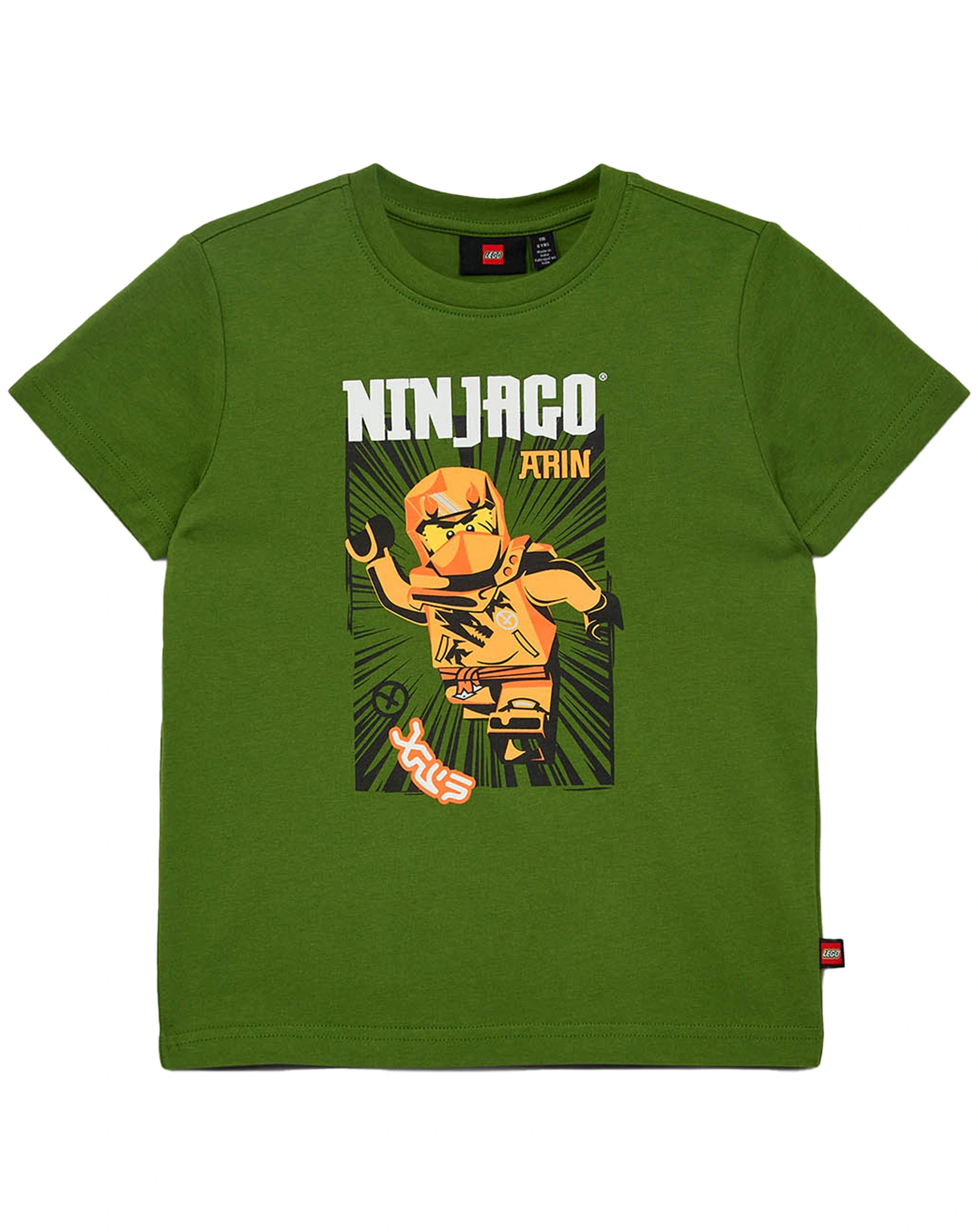 Kurzarmshirt LWTANO 212 in twist of lime