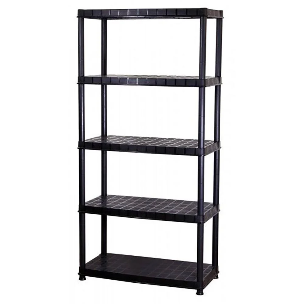 Étagère 5 niveaux noir