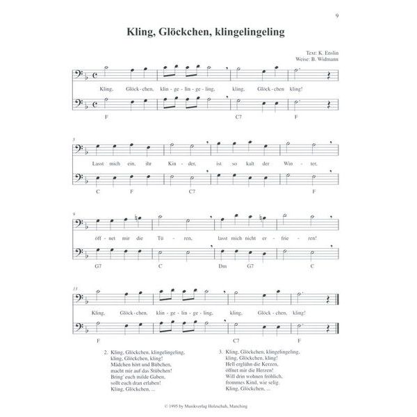 Holzschuh Verlag Weihnachtslieder Posaune