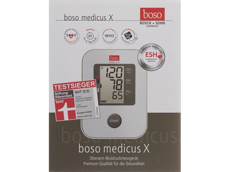 Boso Blutdruckmessgerät Medicus X Oberarm-Blutdruckmessgerät