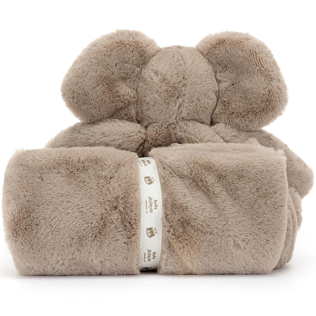 jellycat knuffeldekentje smudge olifant luxe - 70x56 cm