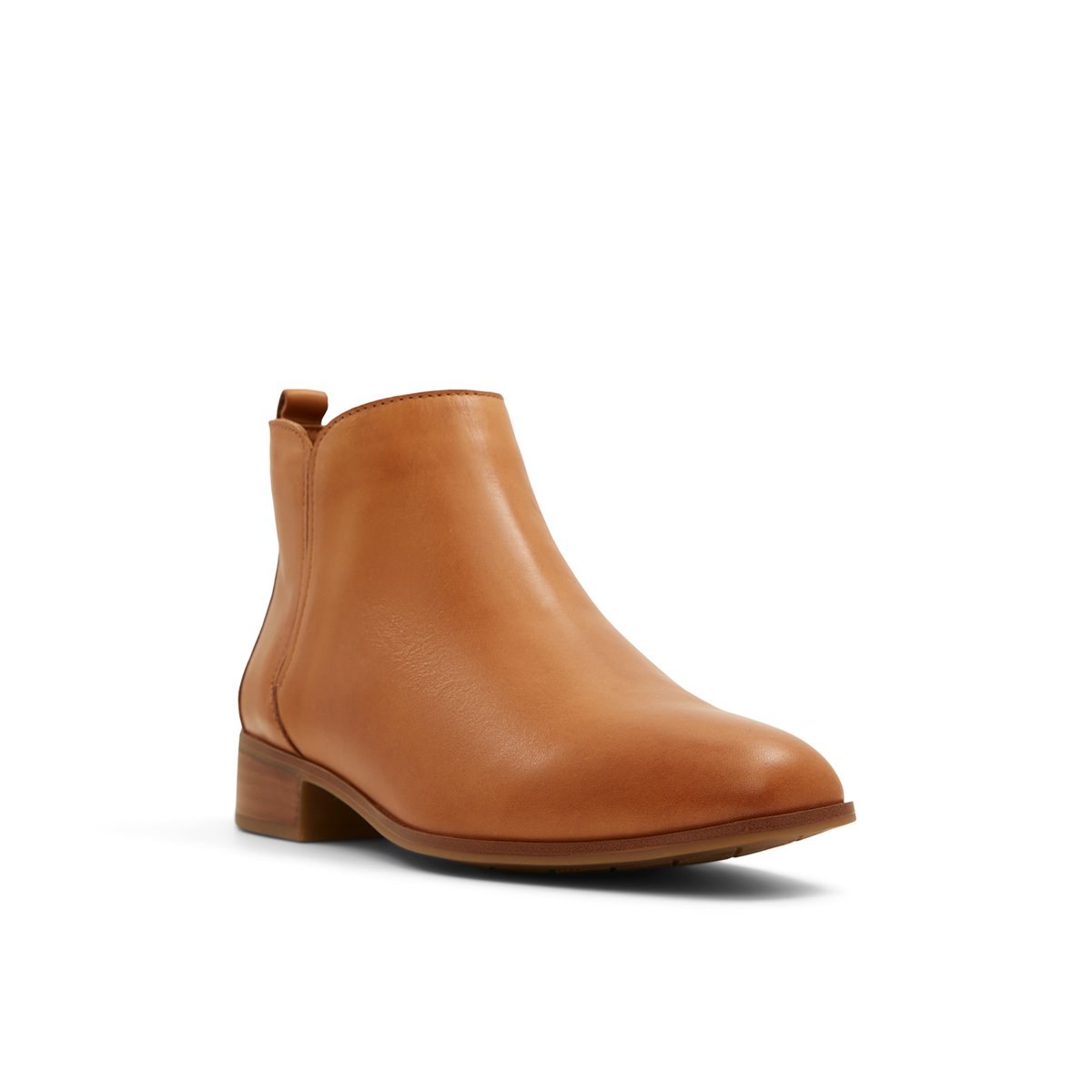 LUCA FERRI-Verita-Bottillon - Talon Bloc - Cognac