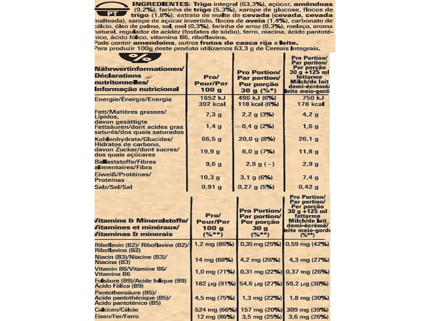 CEREAIS NESTLÉ CLUSTERS 325G