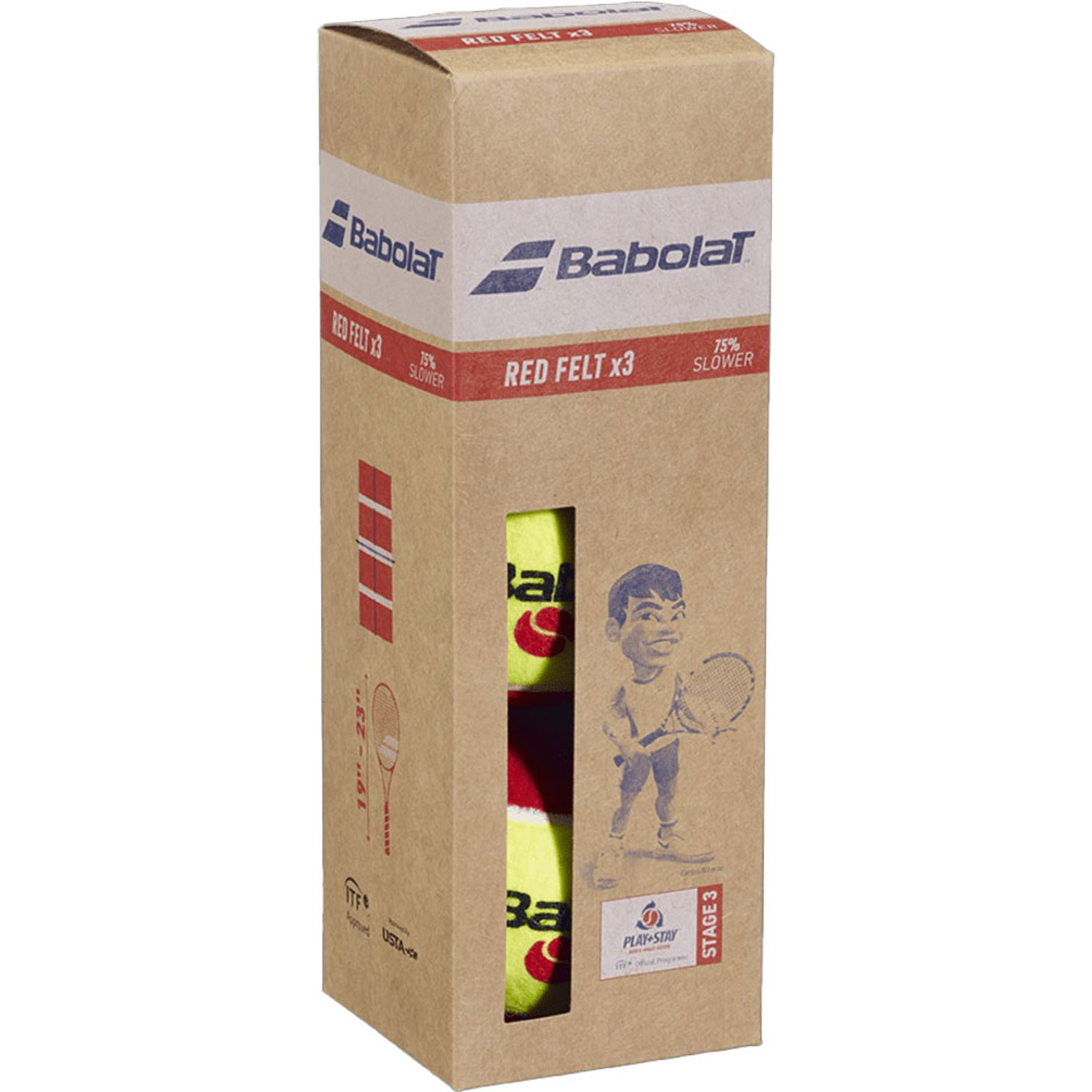 Babolat Stage 3 Rood 3 St.