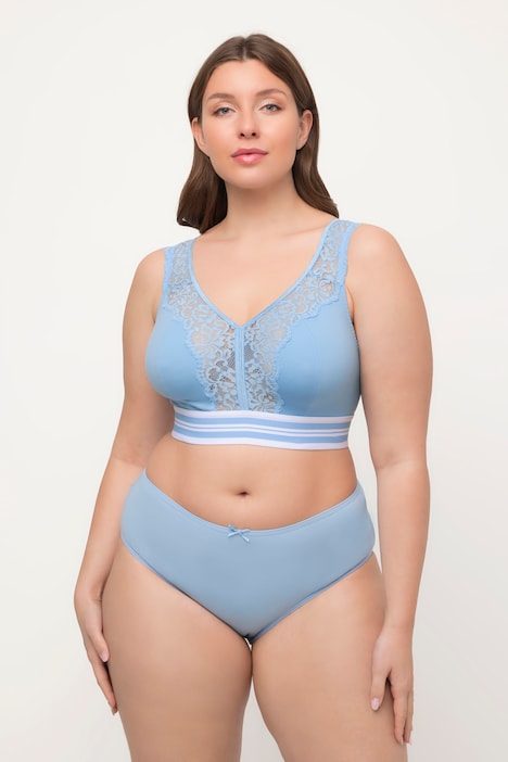 Minimizer-Bralette, Spitze, ohne Bügel