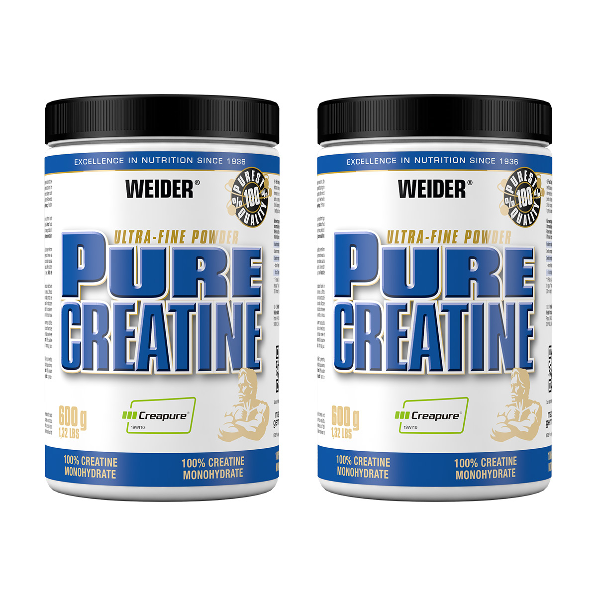 Pure Creatine (2x600g)