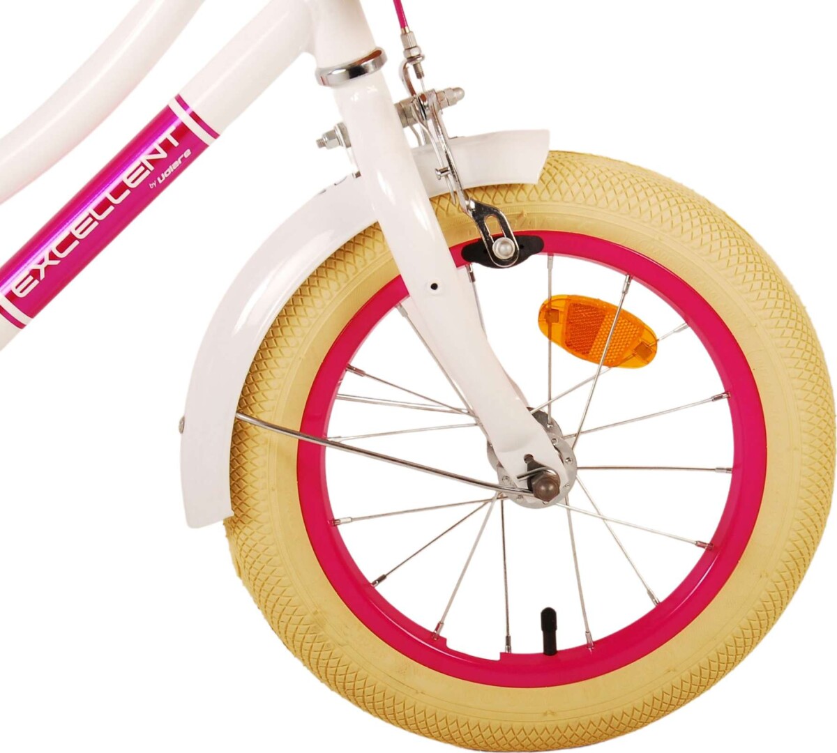 Volare - Børnecykel Med Støttehjul - 14'' - Excellent - Hvid