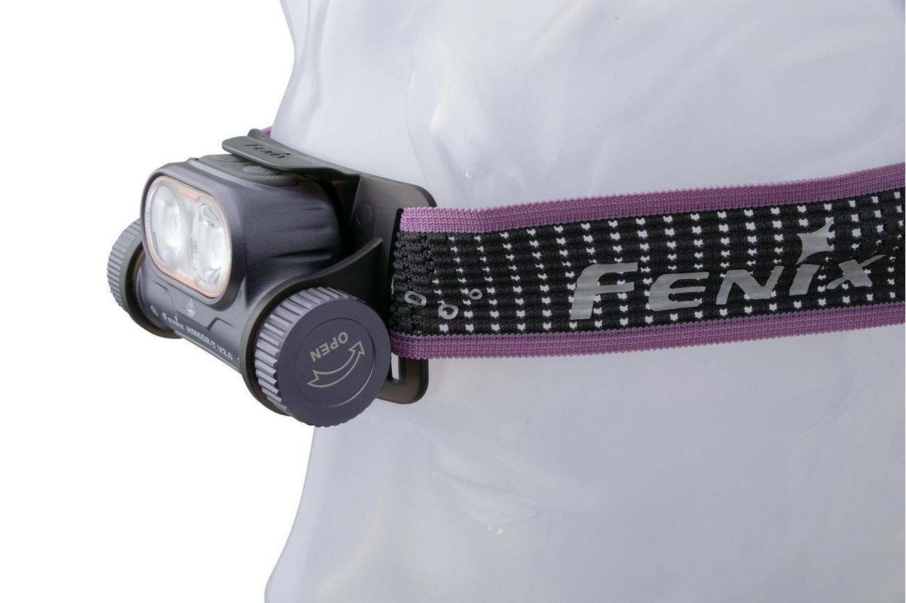 Fenix HM65R-T V2.0 Dark Purple, oplaadbare hoofdlamp, 1600 lumen