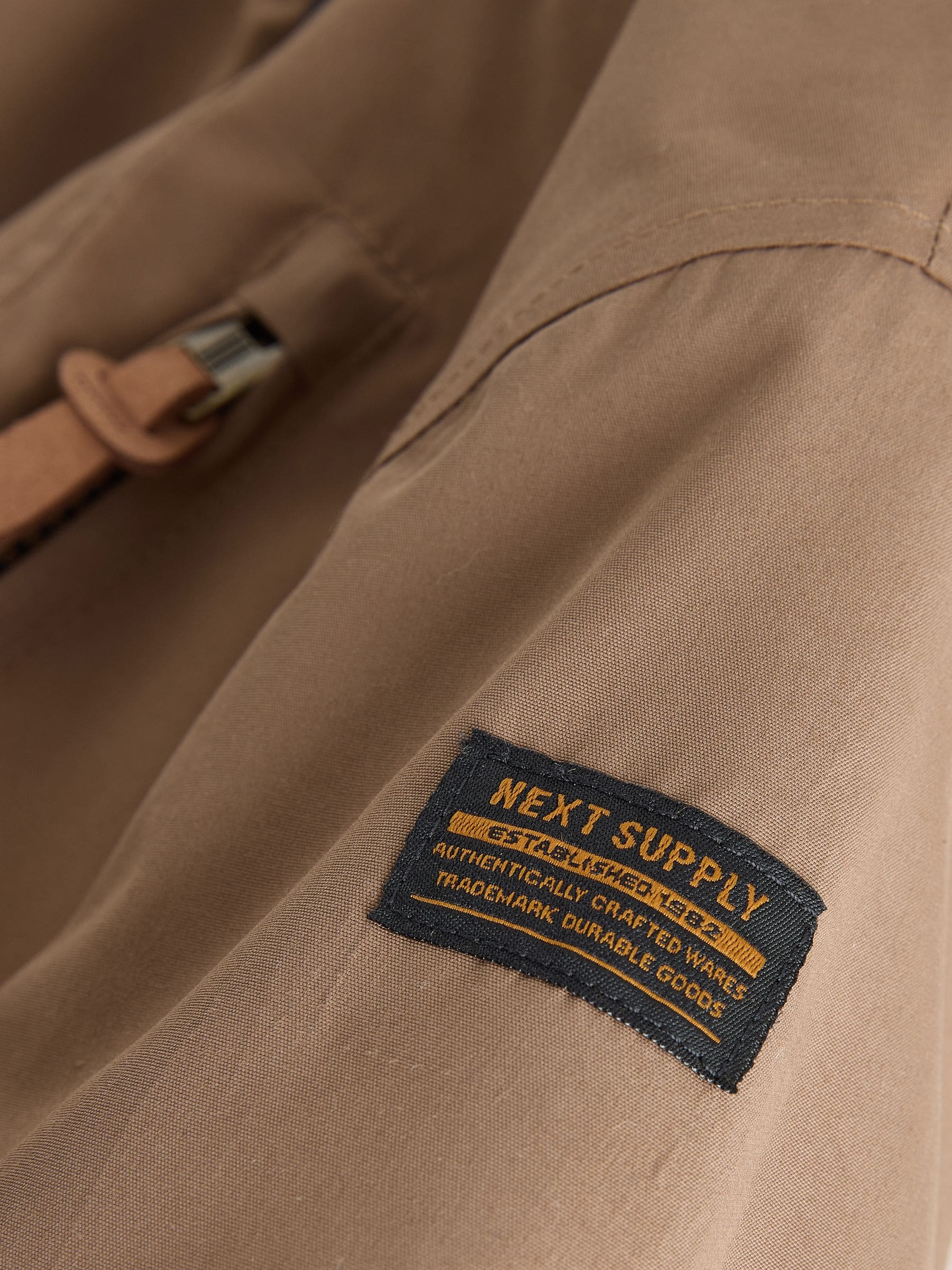 Bruin - Waterdichte parka met borgvoering (3mnd -7jr)