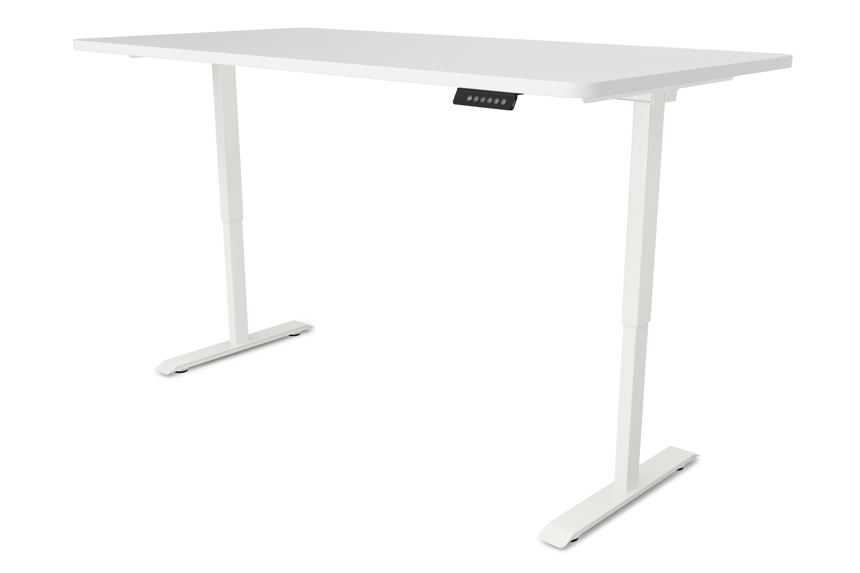 Stehpult elektrisch PREMIUM weiss 160 x 80 cm