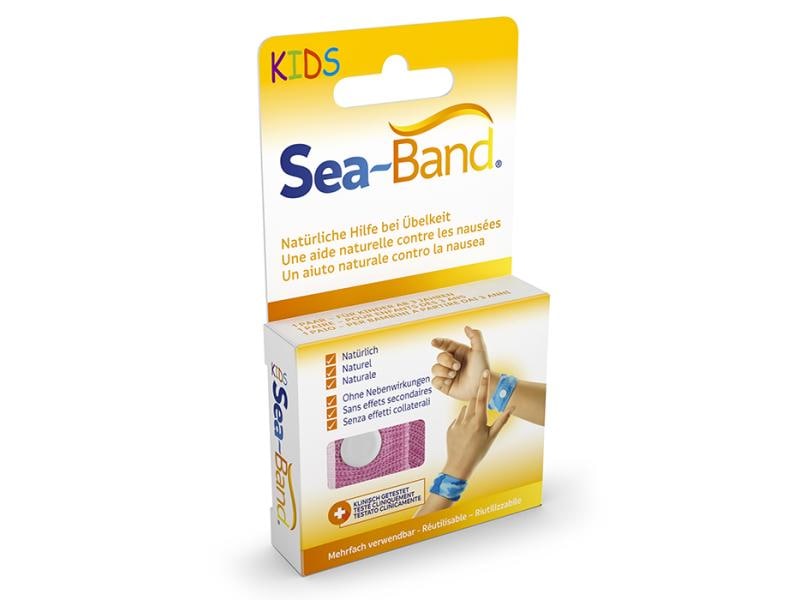 Sea-Band Akupressur-Band Kinder pink 2 Stück Akupressur-Band gegen Reiseübelkeit