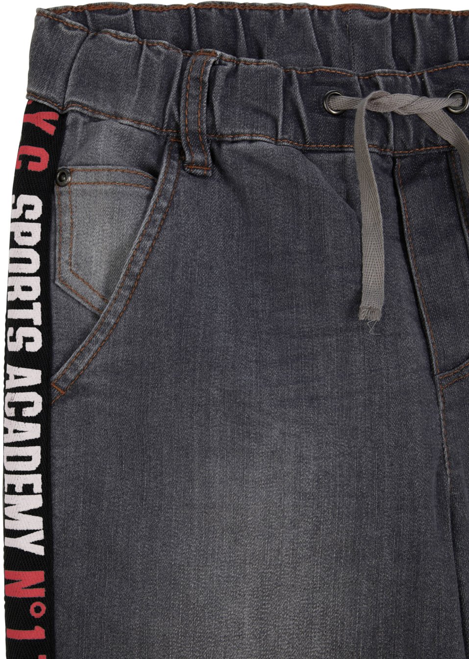 Jogg-jean garçon avec galon, Slim Fit
