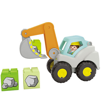 Playmobil Junior - Skovlgraver - 71684 - 5 Dele