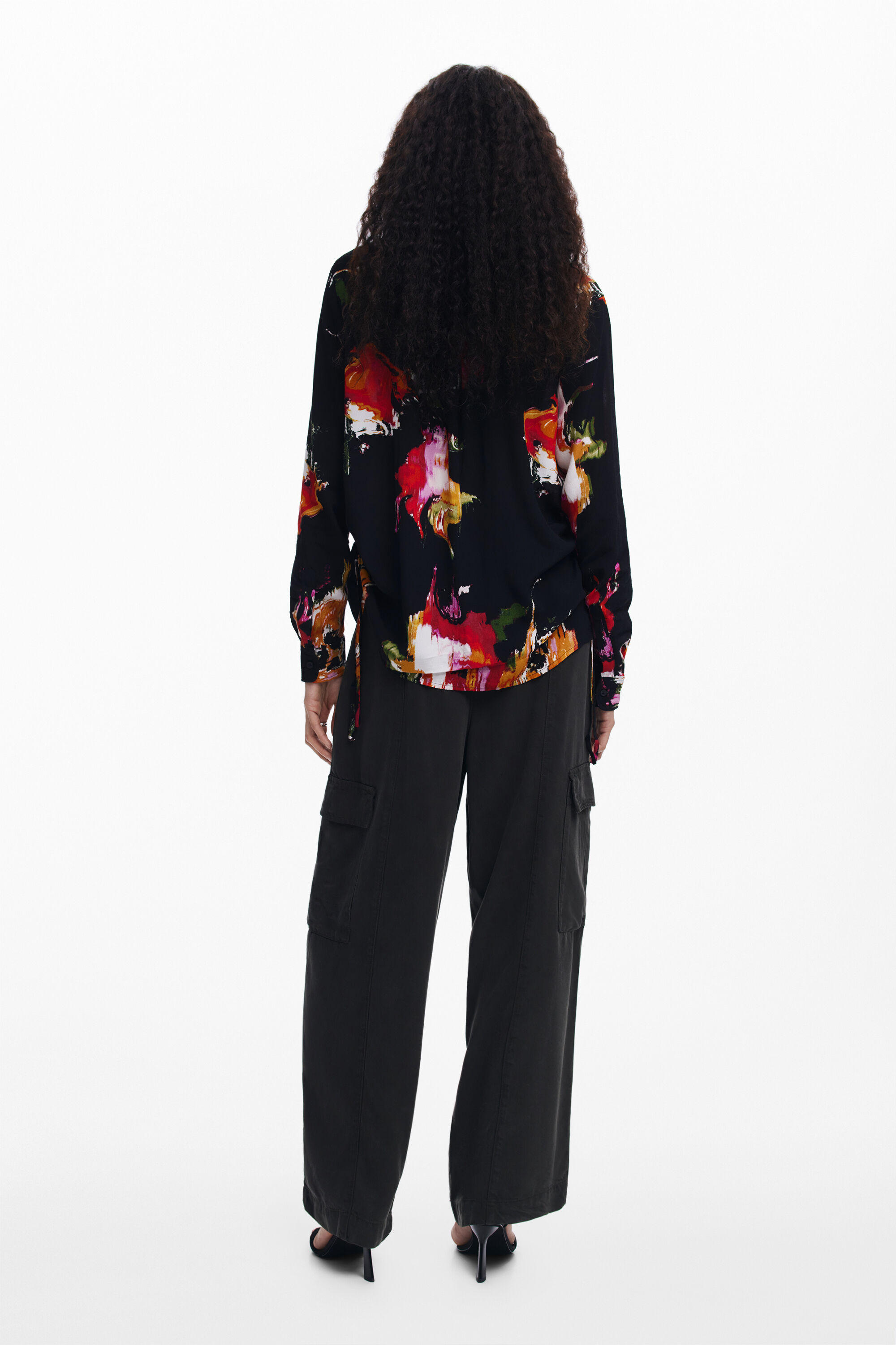 Camisa estampado flores
